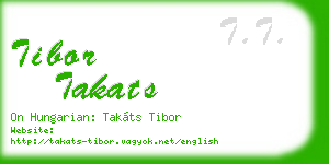 tibor takats business card